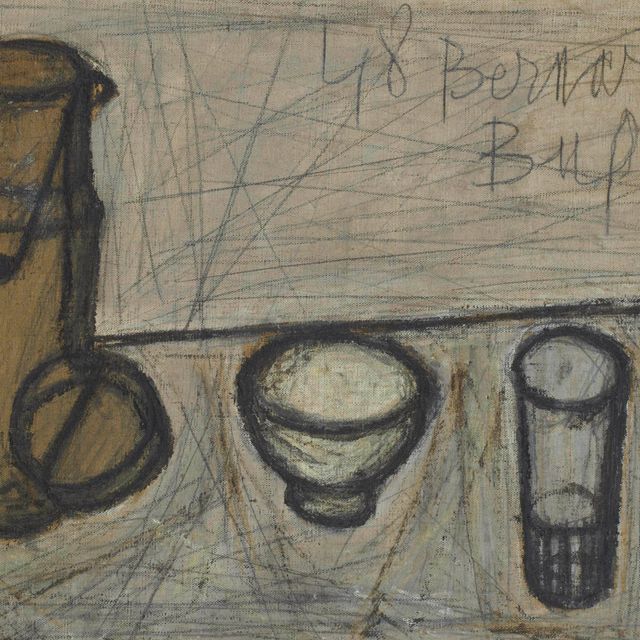 Bernard Buffet — Смерть природы в горшочке с молоком