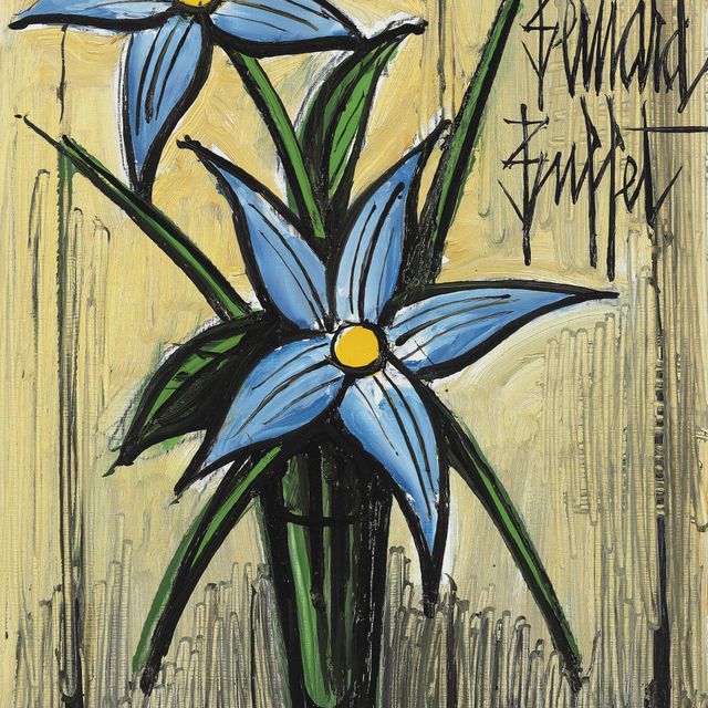Bernard Buffet — Нетерпеливый синий
