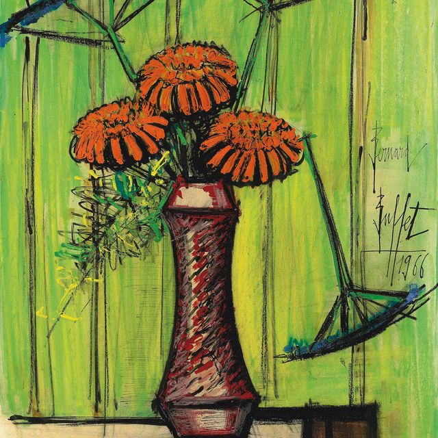 Bernard Buffet — Букет из цветов