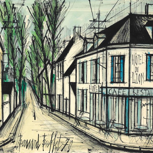 Bernard Buffet — Отель "Дю Лион"