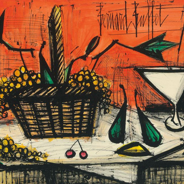 Bernard Buffet — Смерть природы в окружении изюма