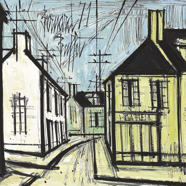 Bernard Buffet — Кафе в бане