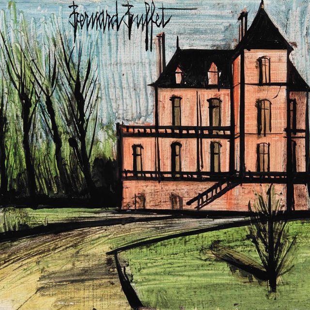 Bernard Buffet — Ле пти шато роуз