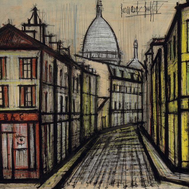 Bernard Buffet — Улица Монмартра
