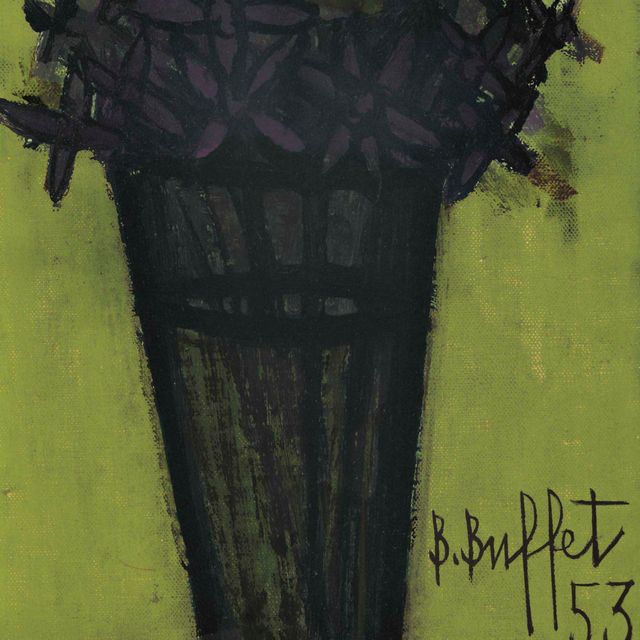 Bernard Buffet — Нарциссы лиловые