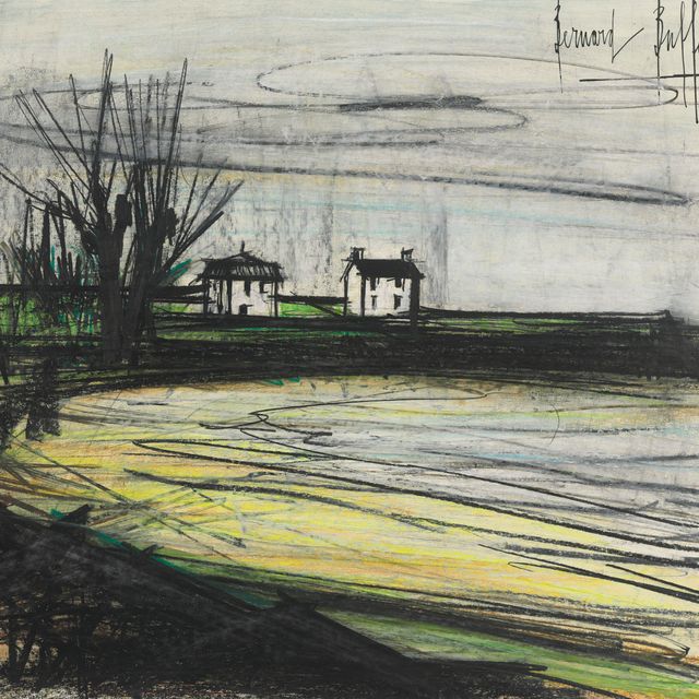 Bernard Buffet — Пляж в Бретани