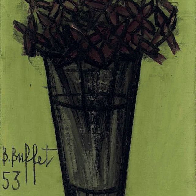 Bernard Buffet — Нарциссы лиловые