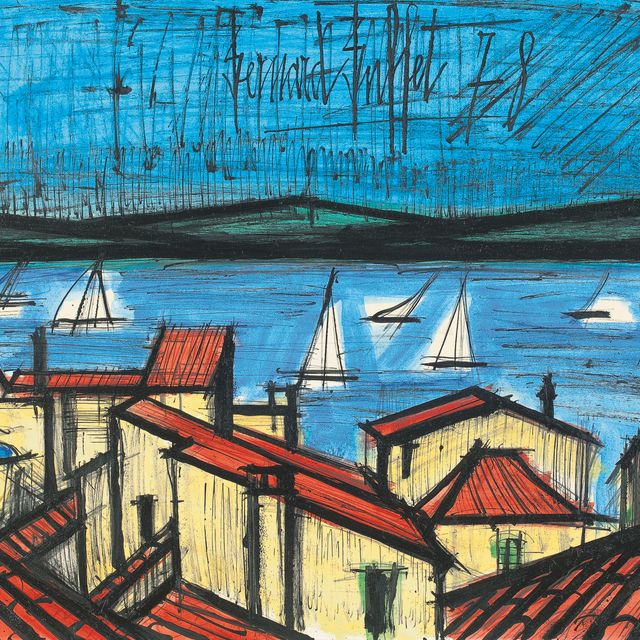Bernard Buffet — Сен-Тропе, труа и вуали