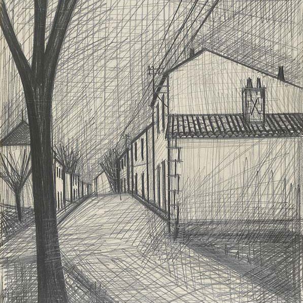 Bernard Buffet — Улица дю виллидж