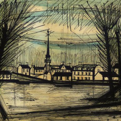 Bernard Buffet — Деревня пре-де-л'Этанг