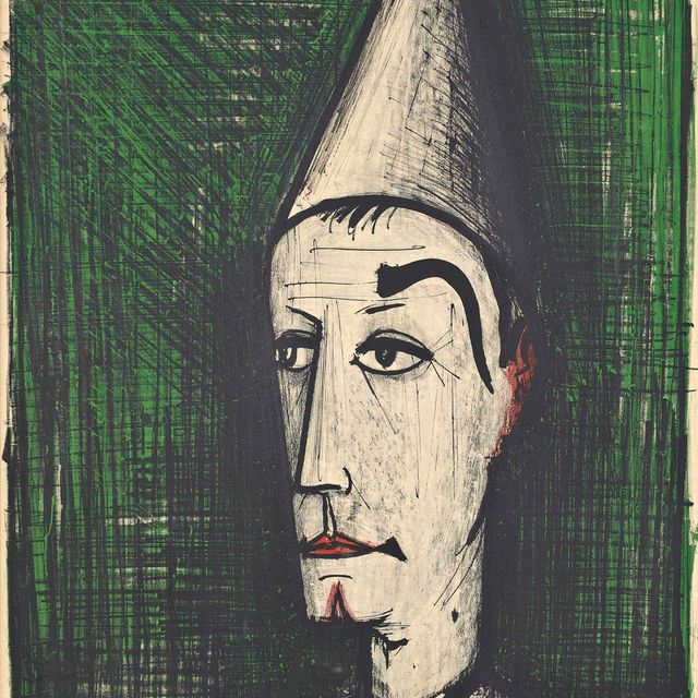 Bernard Buffet — "Клоун на вершине холма" (Сорлье, 22; Мурло, 24)