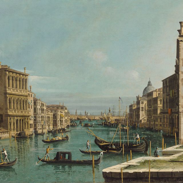 Bernardo Bellotto — Большой канал в Венеции, вид на восток с Кампо Сан-Вио