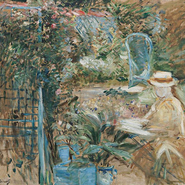 Berthe Morisot — Филе в саду