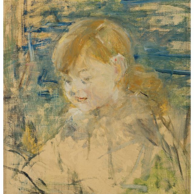 Berthe Morisot — Блондинка в стиле Ля Филлетт