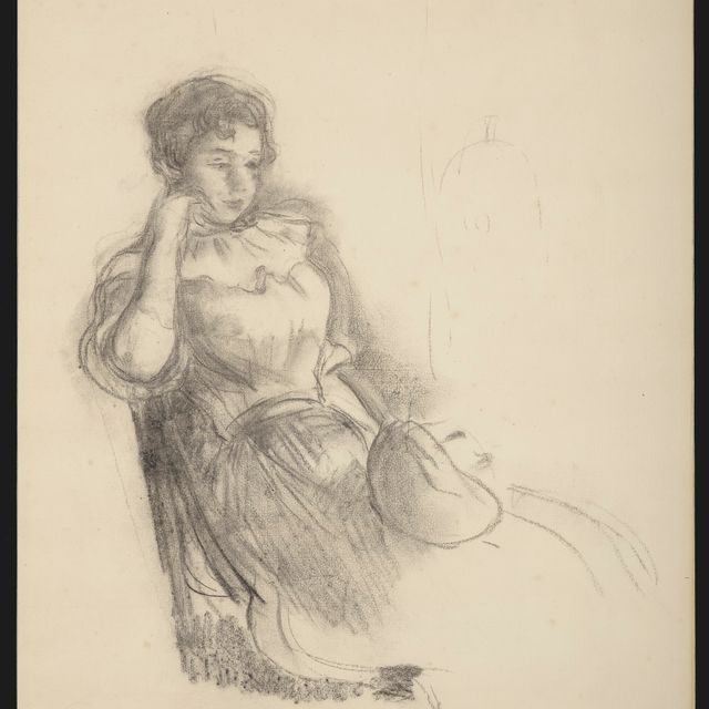 Berthe Morisot — Этюд для "Розы в халате"