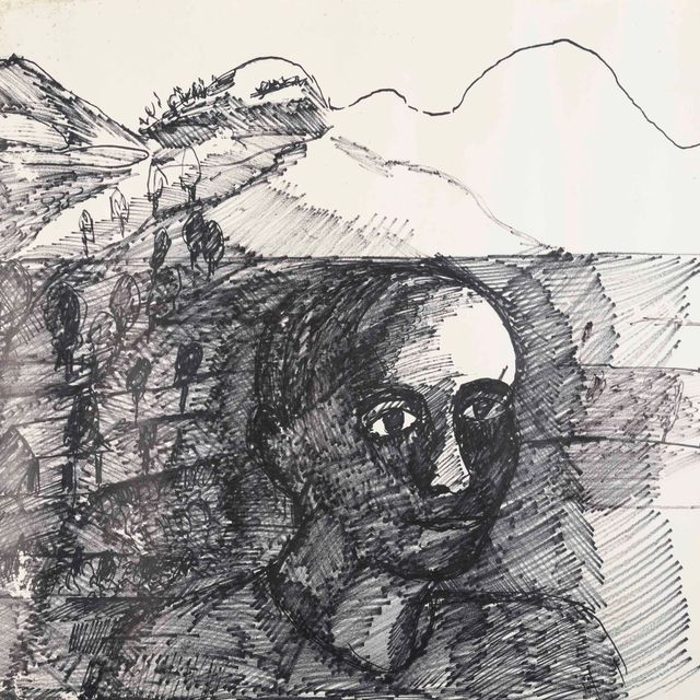 Bhupen Khakhar — Без названия (Кунур)
