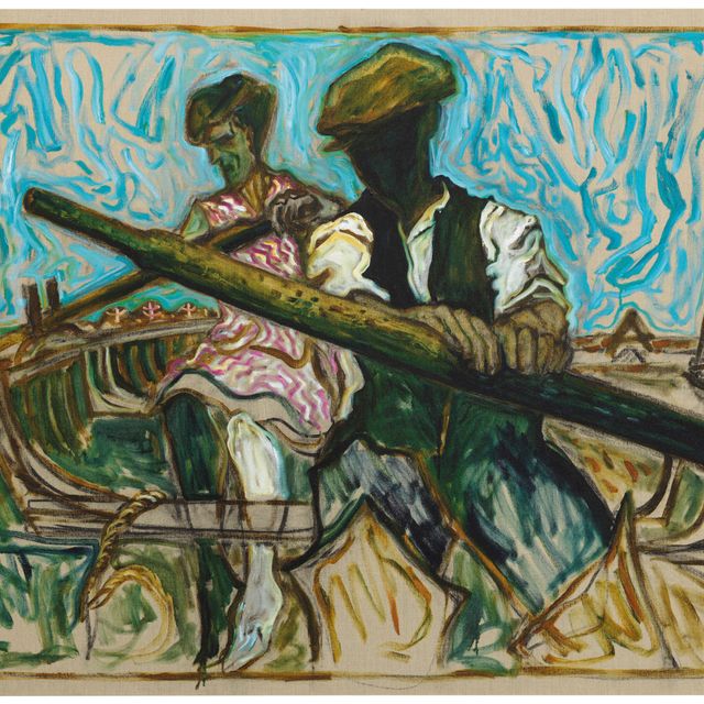 Billy Childish — Гребцы (версия x) (Ловцы устриц, устье Темзы, 1932)