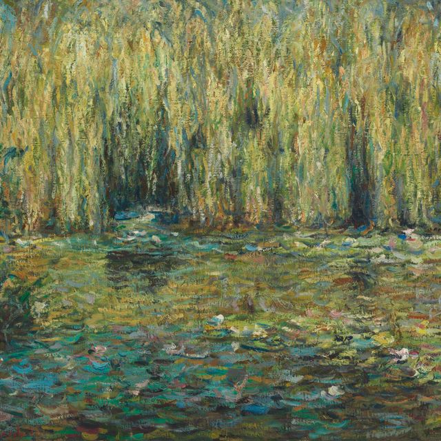 Blanche Hoschedé-Monet — Лес на берегу озера Живерни