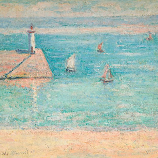 Blanche Hoschedé-Monet — Бато-о-Порт-де-Делетт, Нормандия