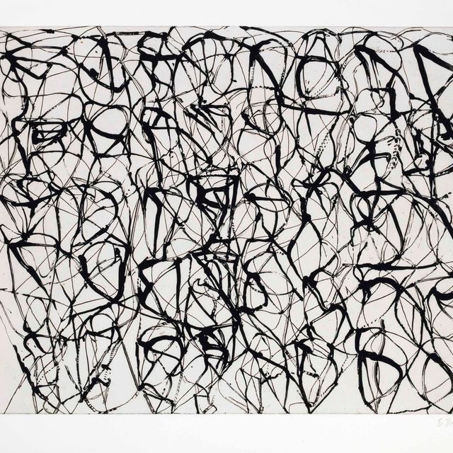 Brice Marden — #4, из серии "Холодная гора", "Изучение дзен"