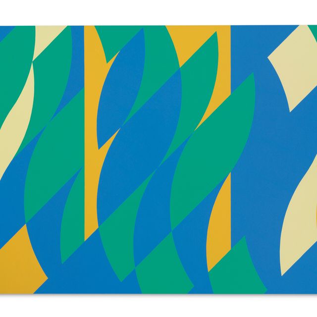 Bridget Riley — Картина с двумя вертикалями 3