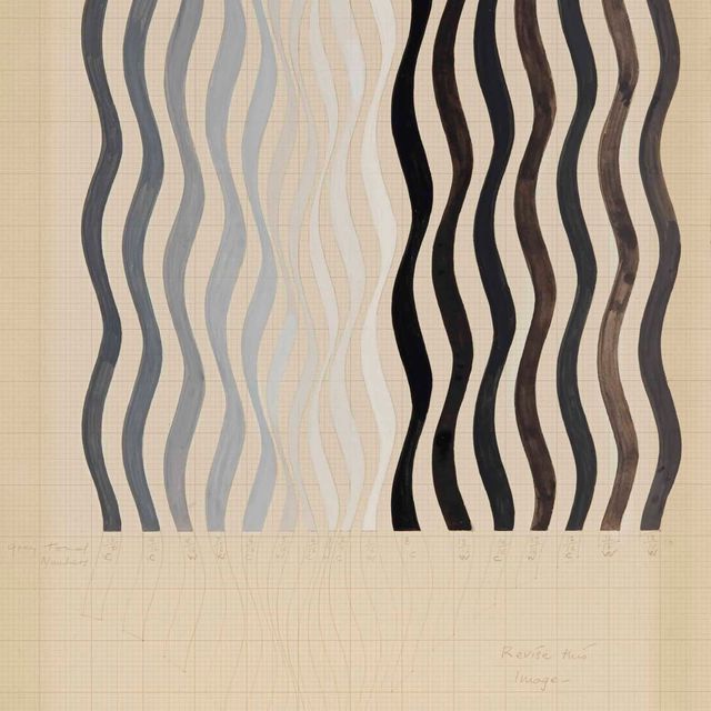 Bridget Riley — Композиция 1965 года