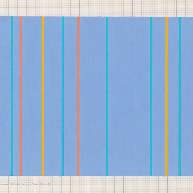 Bridget Riley — Альтернативный дизайн для второй ткани в "Цветовых переходах"