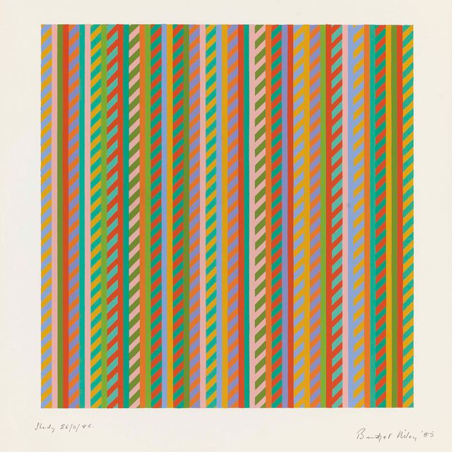 Bridget Riley — Исследование 26/11/85