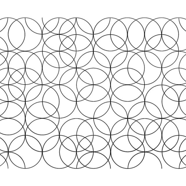 Bridget Riley — Композиция с кругами 2 (Шуберт, 46)
