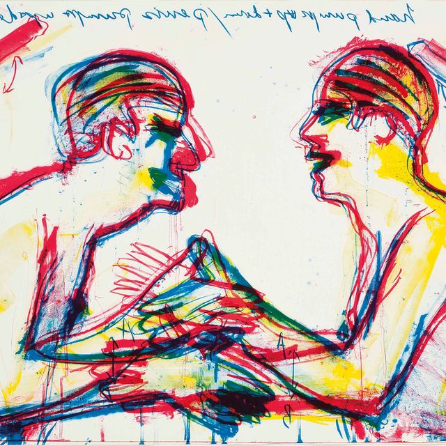 Bruce Nauman — Без названия, из пальцев и дырочек