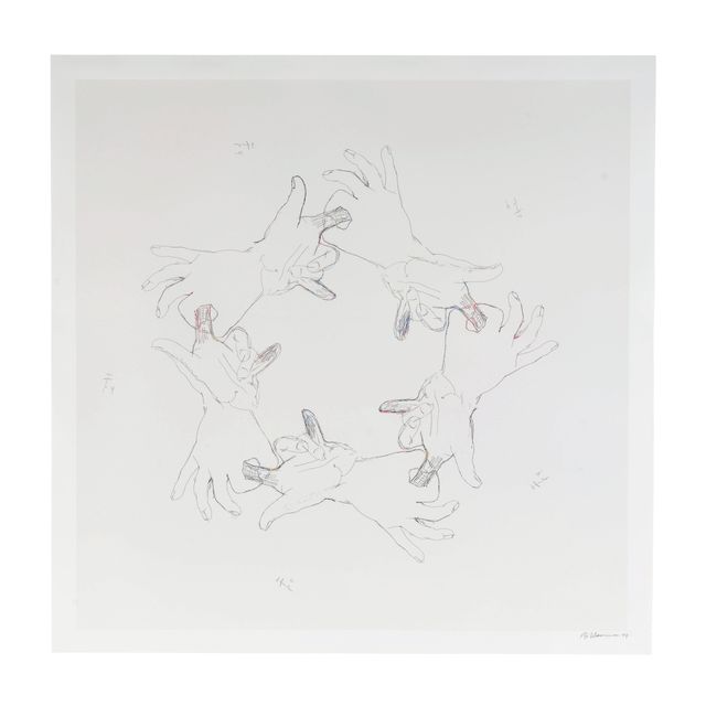 Bruce Nauman — Пальцы и отверстия: одна пластина