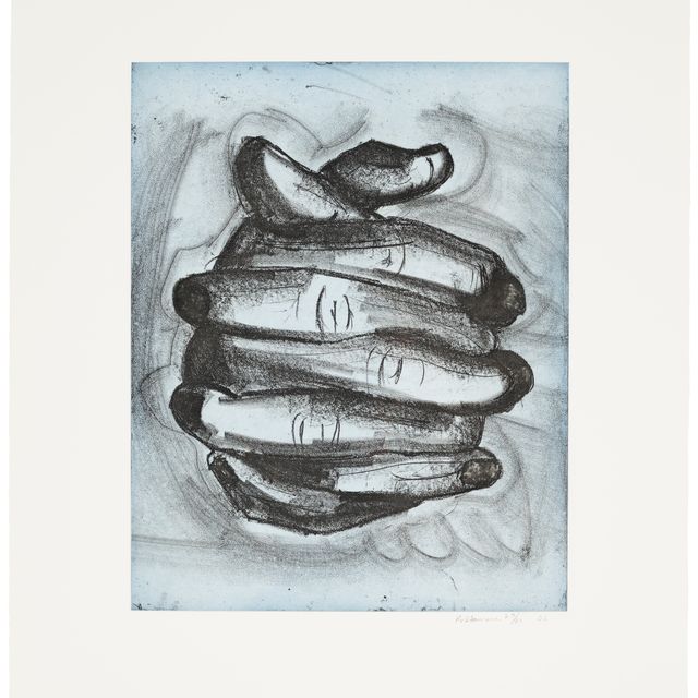 Bruce Nauman — Гравюра на мягком грунте - Синяя