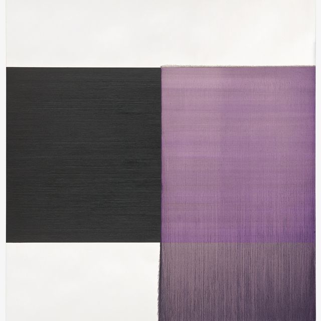 Callum Innes — Открытая покраска Угольно-черная Фиолетово-красная окись
