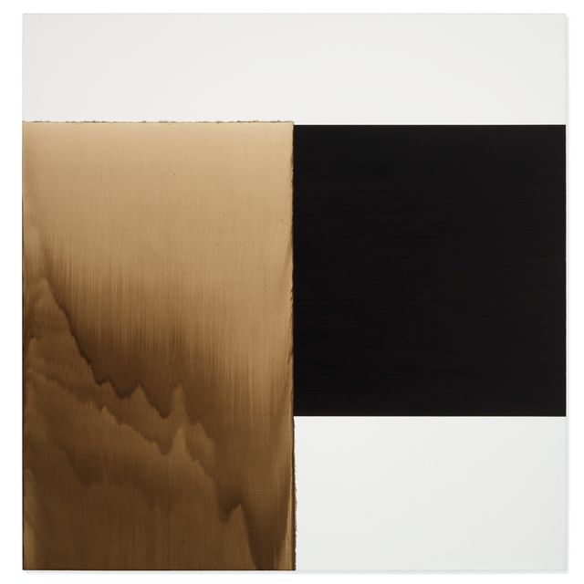 Callum Innes — Открытая окраска Угольно-серой окисью желтого цвета