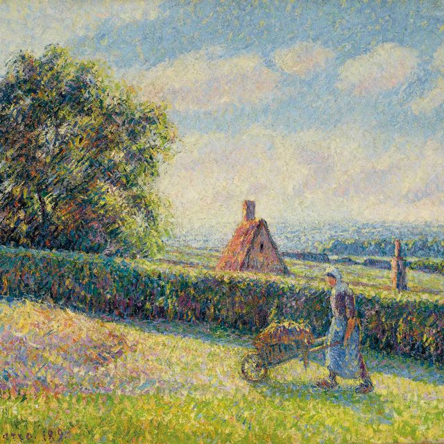 Camille Pissarro — Женщина-пуссан в броуэте, Эраньи