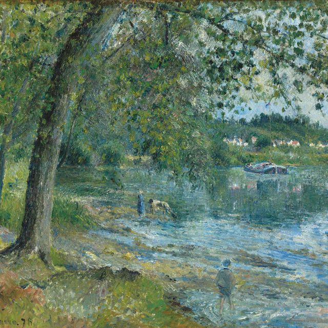 Camille Pissarro — Границы Уаза в Овер-сюр-Уазе