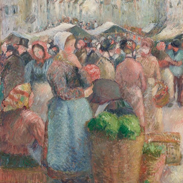 Camille Pissarro — Ле-Марше-де-Жизор, Гранд-Рю