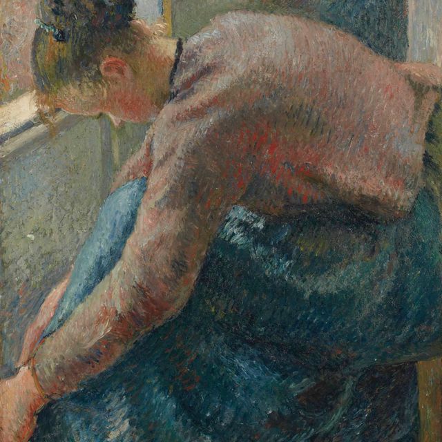 Camille Pissarro — Пайсанн атташе сон Сулье
