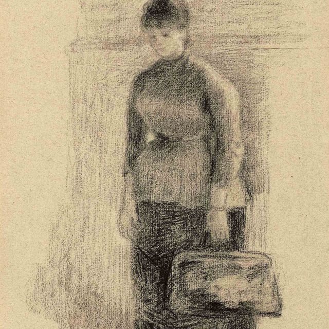Camille Pissarro — Нини, дочь художника