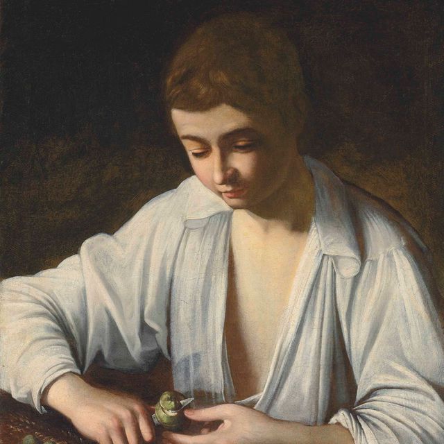Caravaggio — Мальчик чистит фрукты