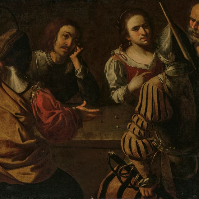 Caravaggio — Отречение святого Петра