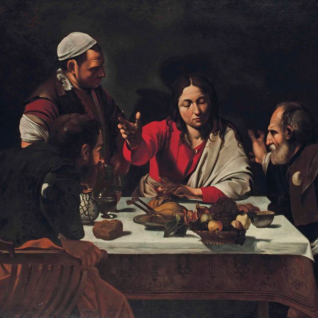 Caravaggio — Ужин в Эммаусе