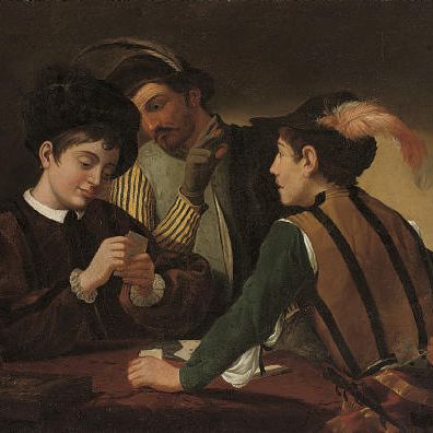 Caravaggio — Карточные шулеры