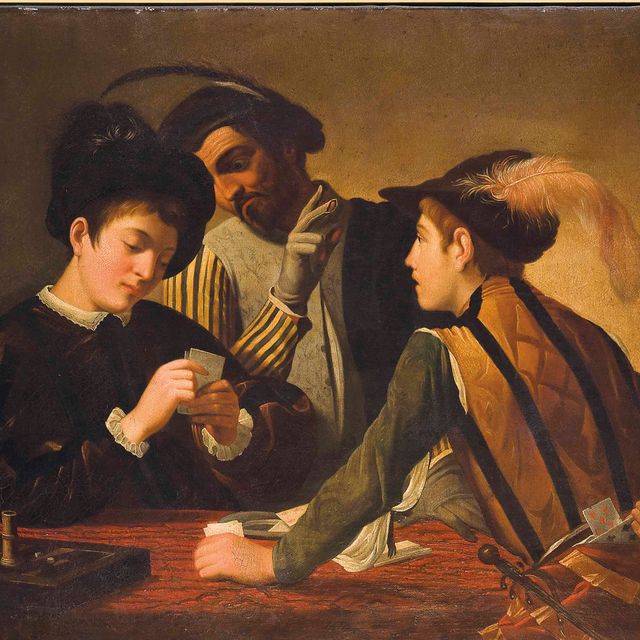 Caravaggio — Карточные шулеры