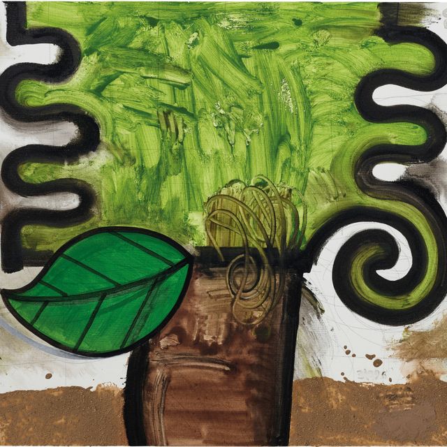 Carroll Dunham — Лист (пять)