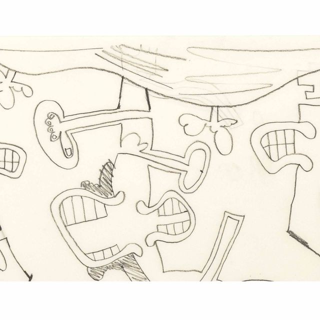 Carroll Dunham — Без названия (D16)