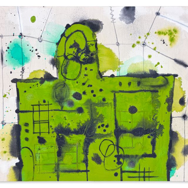 Carroll Dunham — Зеленый дом