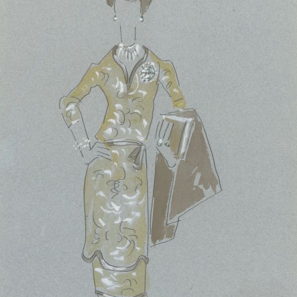 Cecil Beaton — Богатая леди Надин: дизайн костюма для Коко