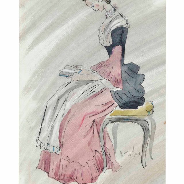 Cecil Beaton — Дизайн костюмов для фильма "Девушки Гейнсборо"
