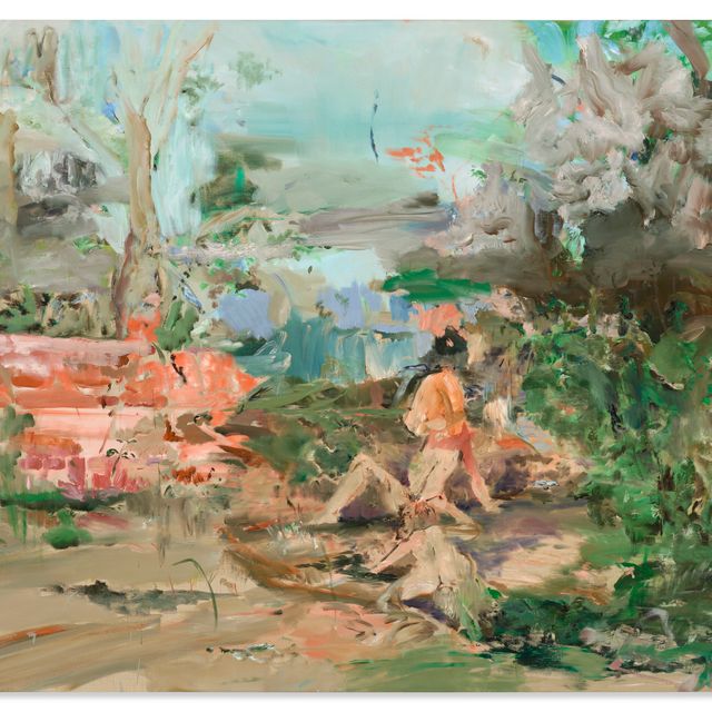 Cecily Brown — Фигуры в саду